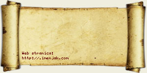 Una Đurđevac vizit kartica